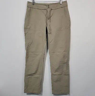 Mountain Hardwear Convertible Pants Womens Size 10 Beige Stretch Hiking Outdoor • $25