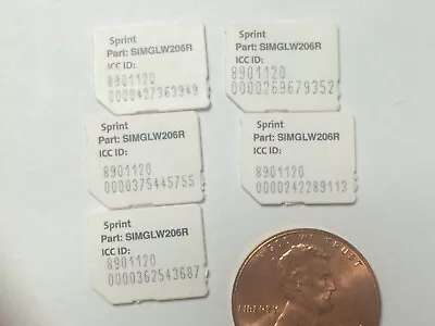 SPRINTBOOSTVIRGIN Ting  Micro SIM CARD SIMGLT206R • $2.49