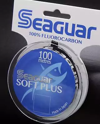 Seaguar Soft Plus Fluorocarbon Fishing Line 50m And 100m Sizes • £17.99