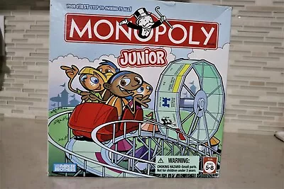 Monopoly Junior Pre-owned Complete For Ages 5-8 Parker Brothers  Early 2000s • $8.50