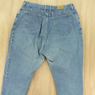 Vtg 80's 90's Usa Made LEE Jeans 20 PETITE High Waist Mom Plus Taper • $9.99