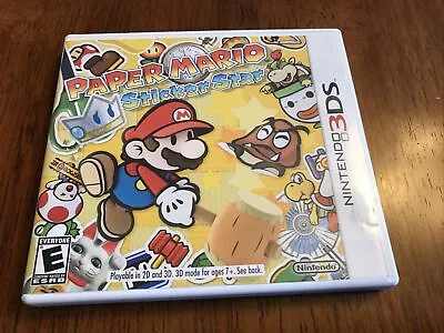 Paper Mario Sticker Star (Nintendo 3ds 2012) CIB/original Owner • $15