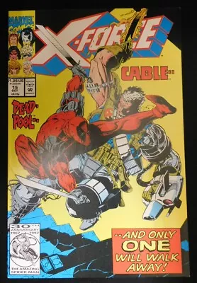 X-force 15 Marvel Comic Deadpool Cable Nicieza Rosas Milgrom Capullo 1992 Vf+ • $5