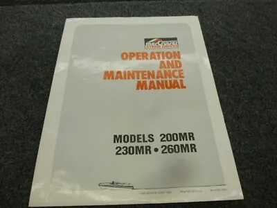 Mercury MerCruiser Owner Manual 1984 & MANY OTHER YEAR 5.7 200 230 260 90-12382 • $19.95