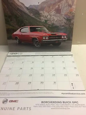 Gm Muscle Car Calendar 2019 • $9.25