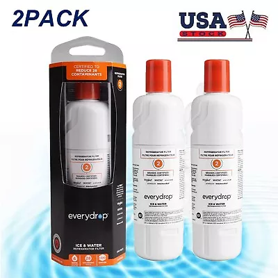 New 2 PACK ΕVΕRYDROP ΕDR2RXD1 Refrigerator Wate Filter 2 Home US FAST SHIP • $32.99