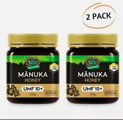 2 PK NEW ZEALAND 100% MANUKA HONEY UMF 10+ 8.8oz Mother Earth Free Shipping Hot • $25.25