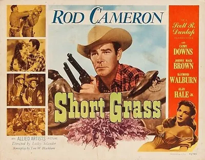 £3.50 • Buy Short Grass Starring Rod Cameron - Public Domain - Disc Only