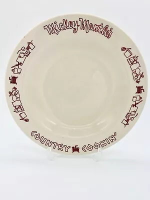 Mickey Mantle’s Home Cookin’ 9” Soup Bowl Shenango China USA Interpace H-27 • $59.99