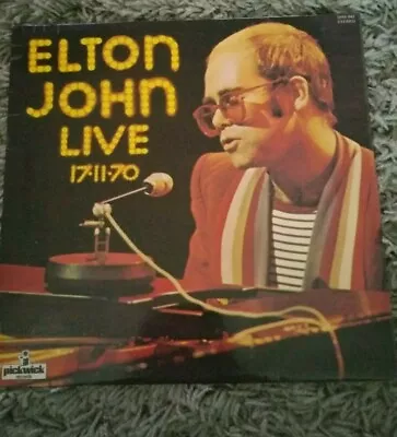£9.99 • Buy ELTON JOHN LIVE 17.11.70 SHM942 Vinyl LP EX/EX-