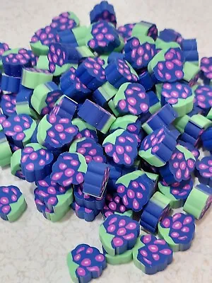 50 Purple Grapes Mini Erasers Desk Pets Teacher Reward Sorting Math Counter  • $6.47
