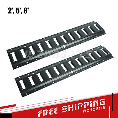 2'4' 5' 8' E Track Horizontal Black E-Track For Enclosed Trailer Cargo Truck • $67.09