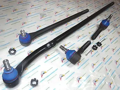 4pc Tie Rod Ends & Drag Links For 80-96 F150 F250 F350 Bronco Ds1017 Ds1018 • $150.99