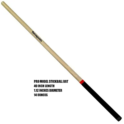 RetroSport Hardwood Stickball Bat Brand New • $20