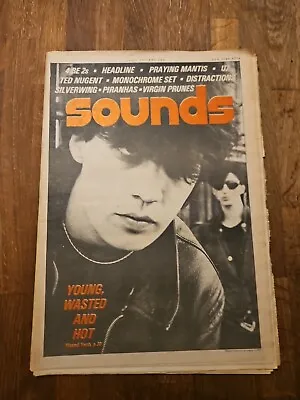 Sounds Music Newspaper July 12th 1980 Wasted Youth Cover • £12