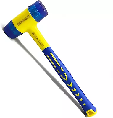 Rubber Mallet  Double-Faced Rubber Mallet Hammer Shockproof Anti-Slip Small Ru • $13.95
