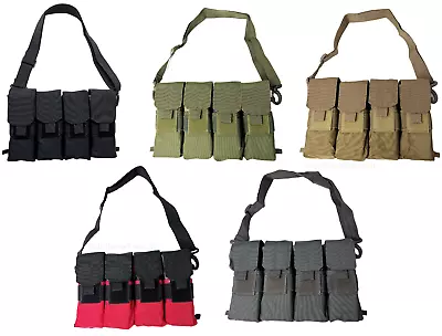 VISM Rifle Magazine Carrier Tote 8x MOLLE Pouch 8-Mag Bandolier  • $26.95