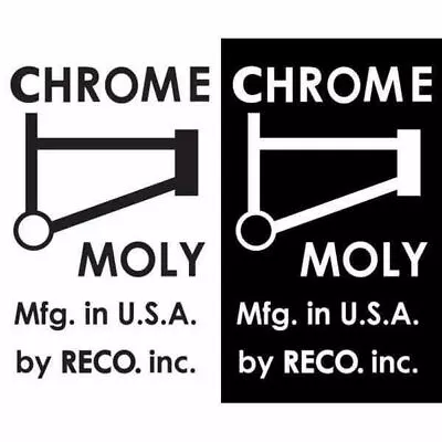 1977-79  CHROME MOLY - RECO  Mongoose Top Tube Decal • $6