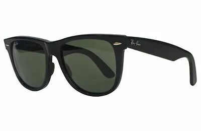 Ray Ban Wayfarer RB2140-901-54 Unisex Square Sunglasses - Green/Black • $80