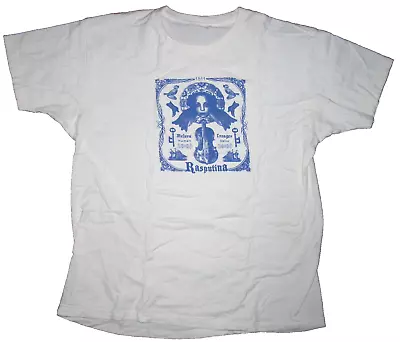 RASPUTINA T-Shirt *No Size Tag* Large?? Chamber Cello Rock Rare White Melora • $499.95