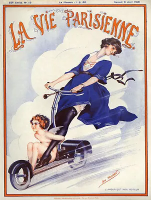 Vintage French Parisian Life Poster Art Reproduction Metal Sign  FREE SHIPPING • $19.99