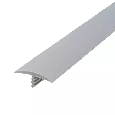 Outwater Plastic T-molding 1-1/8 Inch Dove Grey Flexible Polyethylene Center • $175.99