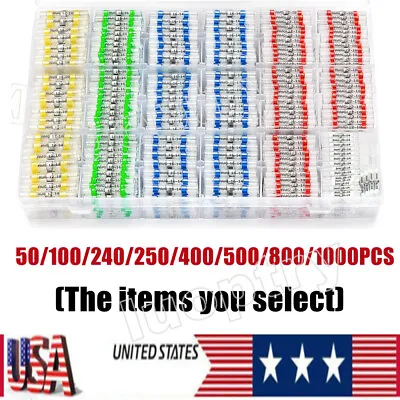 1000pcs Heat Shrink Solder Seal Butt Wire Connector Splice Terminal Waterproof • $20.67