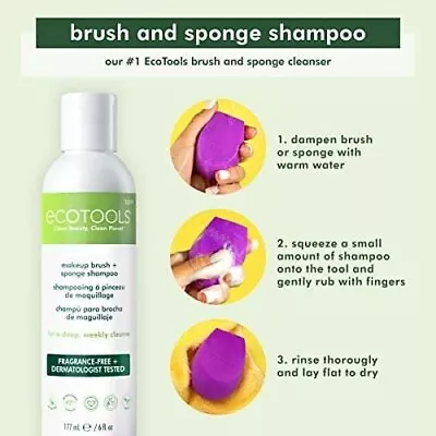 Ecotools Professional Makeup Cleaner For Makeup Brushes Brush And Makeup Beauty • $14.39