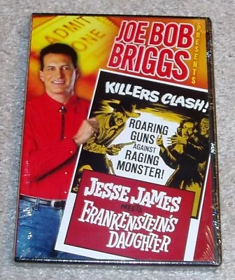 Jesse James Meets Frankenstein's Daughter DVD Cult Horror Joe Bob Briggs NEW • $2.99