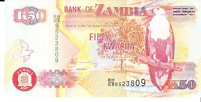 $0.70 • Buy Zambia Fifty Kwacha 2007**