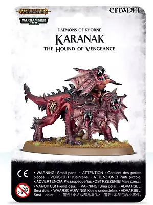 Karanak The Hound Of Vengeance Chaos Daemons Khorne Warhammer 40K AoS WBGames • $40