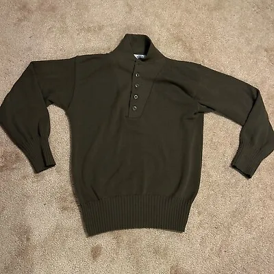 DSCP Henley Garrison Collection Sweater Men's XL (46-48) Brown Military Acrylic • $24.99