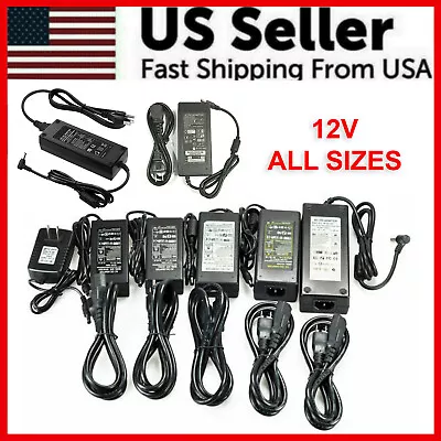 $5.99 • Buy 12V 1/2/3/5/6/8/10A Power Supply AC To DC Adapter For 5050 3528 RGB LED STRIP