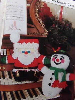 Plush Toy: Wee St Nick & RolyPoly Snowman  (#138-28-29) Vintage Crochet  Pattern • $1.95
