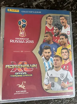 Panini Adrenalyn Xl FIFA World Cup 2018 Russia Collector’s Binder (139 Cards) • £15