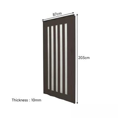 Internal Folding Concertina Accordion Door PVC Sliding Room Divider Doors 203cm • £69.95