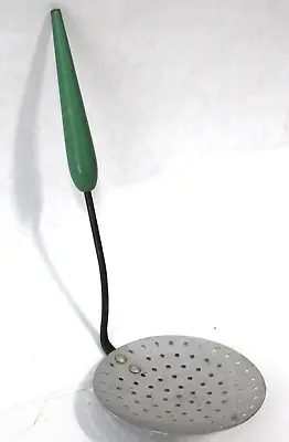 Vintage Green Wood Handle Food Strainer Sieve • $7.50