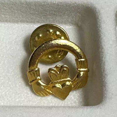 Celtic Irish Claddagh Symbols Love Loyalty & Friendship Vintage Tack Pin T-5462 • $4.99