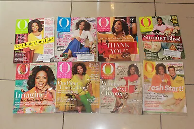 20011-2012 The O Oprah Magazine Lot Of 8 Issues -nice Covers & Articles • $15