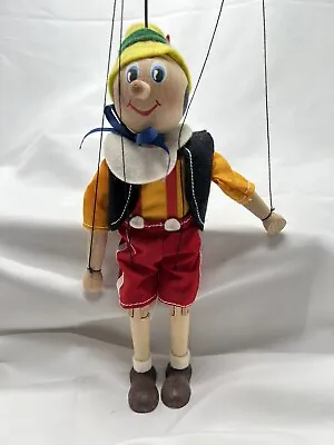 Pinocchio Puppet Masek Marionette Wooden • $40.47