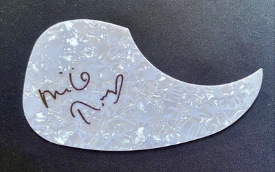 £45 • Buy Hand Signed Pickguard MIKE RUTHERFORD GENESIS Original Vinyl Album COLLINS + COA