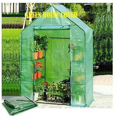 PVC Greenhouse Foldable Cover Outdoor Plastic Mini Grow House For Plants Flowers • £20.95