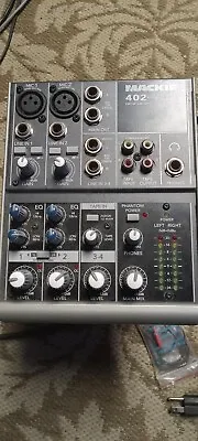 Mackie 402vlz3 Premium Mic/line Mixer No Cords Untested Sold As Is • $20