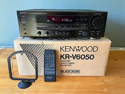 Kenwood KR-V6050 Audio Video Receiver Surround Sound Amplifier + Remote. BOXED • £50