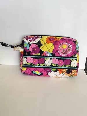 New Vera Bradley Small Cosmetic Bag In Va Va Bloom • $14.95