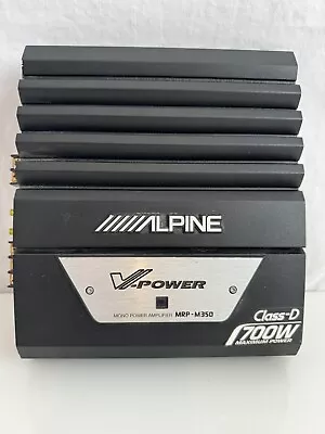 Alpine V-Power MRP-M350 Mono Channel Subwoofer Amp 700 Max Watts • $65