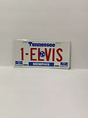 Vintage Elvis PresleyMemphis Tenn License Plate. 1987 Presley Enterprises. S4 • $18.95