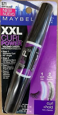 Maybelline XXL Curl Power Mascara- 571 Very Black • $21.99