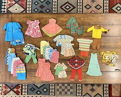 Vintage 1960s Handmade Barbie Ken Skipper Mixed Lot Of Clothes Outfits 39 Pieces • $0.99