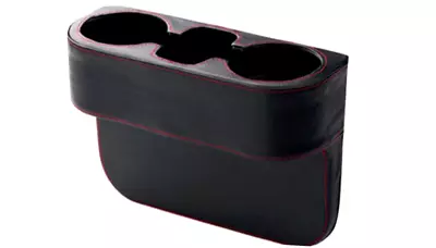1Pcs Leather Dual Cup Holder Car Seat Mount Console Phone Storage Box Catcher  • $30.50
